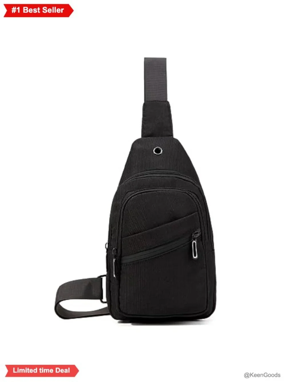 EVANCARY Sling Backpack Crossbody Lightweight Nylon Travel Hiking Daypack